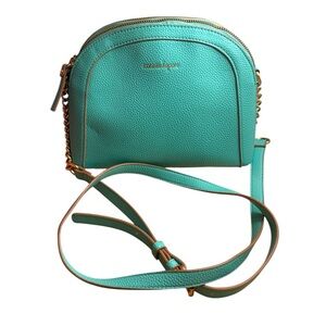 Nanette Lepore Turquoise Crossbody Bag with Gold Hardware